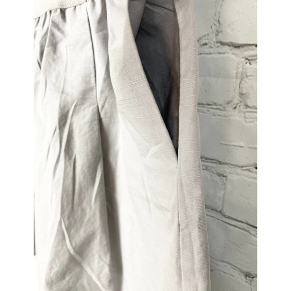 J.Crew Elastic Waist Gray Skirt Womens Size L - Picture 2 of 4